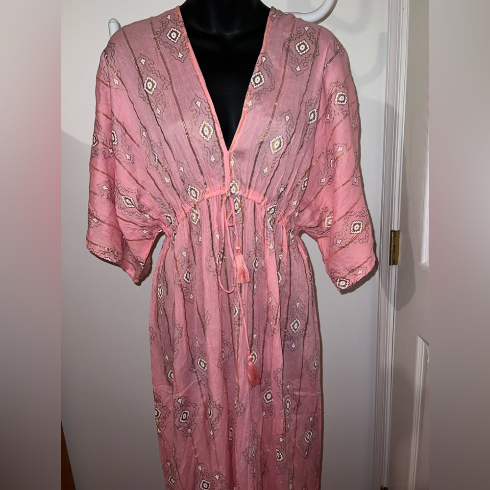 Pink gold and white ETC gorgeous dress